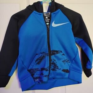 Nike Kids Blue and Black Jacket